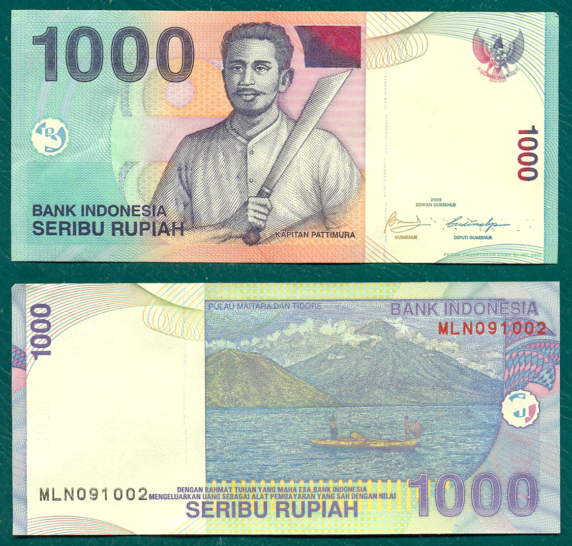 Indonesia: 1000 rupiah Año 2013